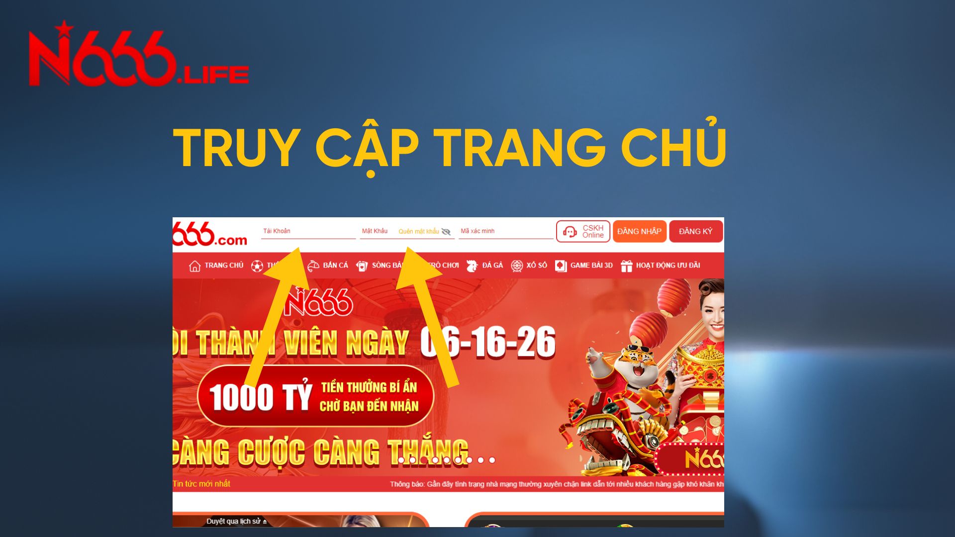 Đăng nhập trang chủ KUBET